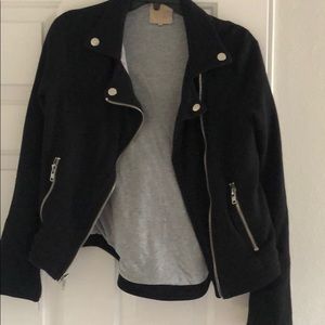 Chaser moto fleece jacket M